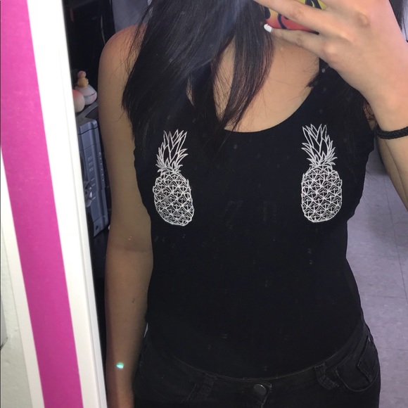 Pineapple Mesh Bodysuit - Picture 2 of 8